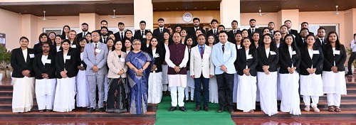 प्रशिक्षु न्यायाधीश लोकतंत्र के तीसरे स्तंभ के रूप में निभाएंगे महत्वपूर्ण भूमिका : मुख्यमंत्री श्री साय