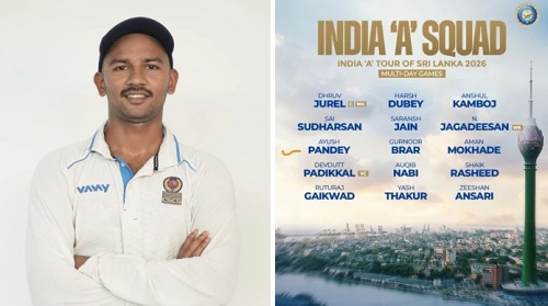 छत्तीसगढ़ के आयुष पांडे को मिला भारत ‘ए’ टीम में मौका, श्रीलंका दौरे में बिखेरेंगे जलवा