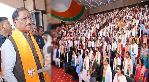 बीजेपी संयुक्त प्रकोष्ठ की प्रदेश कार्यसमिति बैठक : 2028 चुनाव की बनी रणनीति, CM साय ने कार्यकर्ताओं को दिए 4 मंत्र